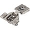 Blum 105 Degree 1/2in Overlay Self-closing Doweled Compact Hinge 38N358C.08 - alternate 1